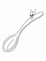 Measuring Spoon Page Printable Coloring Pages sketch template
