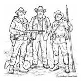 Pioneers Coloring Pages  Free & Printable sketch template