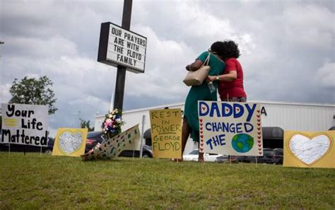 Thousands of mourners pay tribute to George Floyd at memorial in North Carolina hometown after ...