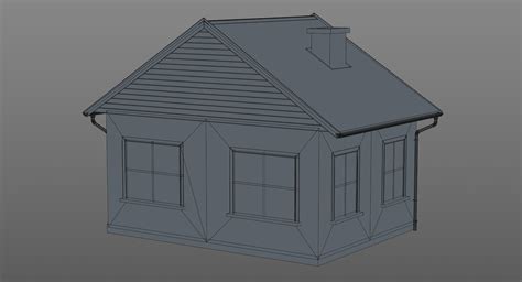 Simple House 3D Model $39 - .obj .fbx .c4d .3ds - Free3D