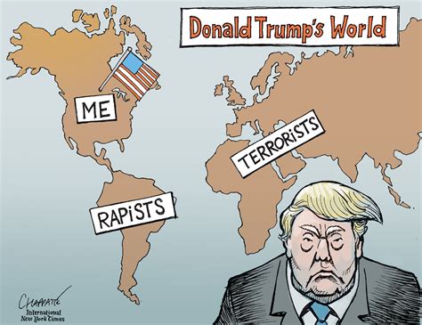 Opinion | Cartoon: The World According to Donald Trump - The New York Times