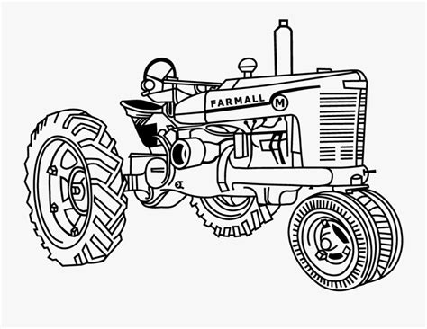 Tractor128 - Farmall M Clip Art , Free Transparent Clipart - ClipartKey