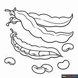 Beans Coloring Page  Easy Drawing Guides sketch template