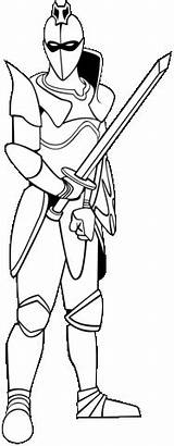 Coloriage  Chevalier En Armure Coloriages à Imprimer Gratuits sketch template