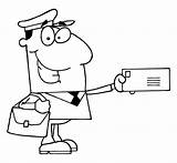 Cartoon Mailman coloring page  Download Print Or Color Online For Free sketch template