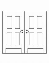 A Door Coloring Page  Free Printable Pages For Kids sketch template