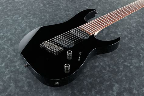 Ibanez RG RGMS7 BK Multi Scale 7 String Black Electric Guitar | 6-String.com