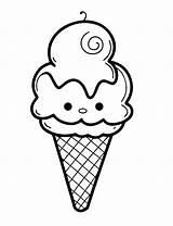 Cute And Lovely Ice Cream coloring Page  Download Print Or Color sketch template