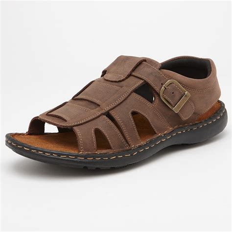 Men's Leather Sandals With Buckles ~ Men Sandals