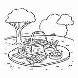 Free Picnic coloring Pages – Coloring Corner sketch template