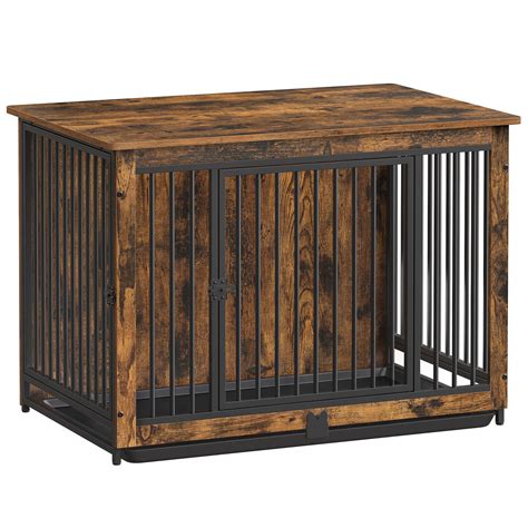 FEANDREA Dog Crate Furniture, End Table, Modern Dog Kennel for Medium ...