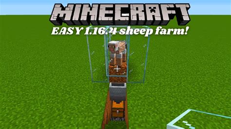 how to make a easy and fast AUTOMATIC sheep farm in minecraft 1.16.4 ...