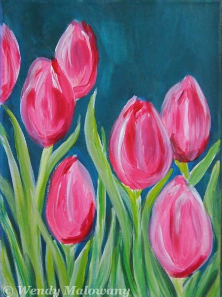 Day 3: Spring Tulips – Wendy Malowany