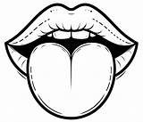 Mouth Coloring Page Sketch sketch template