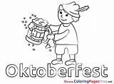Oktoberfest Coloring Page Free sketch template