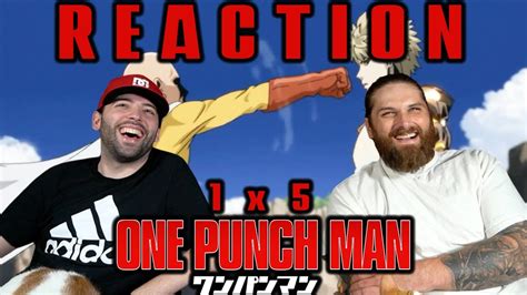 One Punch Man 1x5 REACTION!! "The Ultimate Master" - YouTube