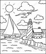 Coloring Boats And Ships sketch template
