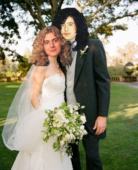 Plant & Page. Robert in a wedding dress?? Led Zepplin, Zeppelin, Zakk ...