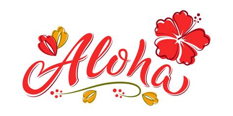 Aloha Word Art