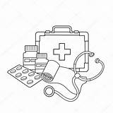 Medicine Coloring Pages sketch template