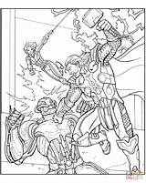 Thor Vs Chitauri coloring page  Free Printable Coloring Pages sketch template