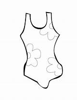 Swimsuit Coloring Pages sketch template