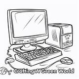 Computer Coloring Pages  Free & Printable sketch template