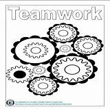Teamwork Coloring Pages sketch template
