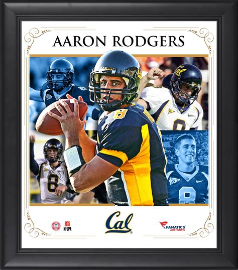 Aaron Rodgers Cal Bears Framed 15" x 17" Core Composite Photograph