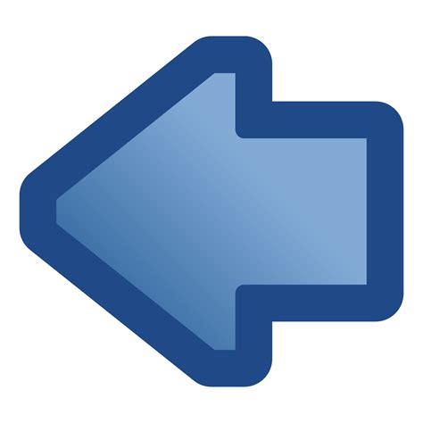 Clipart - icon-arrow-left-blue