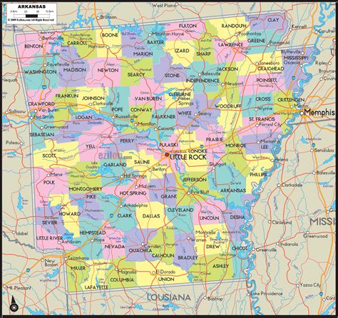 Arkansas Map With Cities And Towns – Verjaardag Vrouw 2020