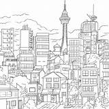 Ausmalbilder Tokio Mycoloring Educational Sketch Coloring Page sketch template