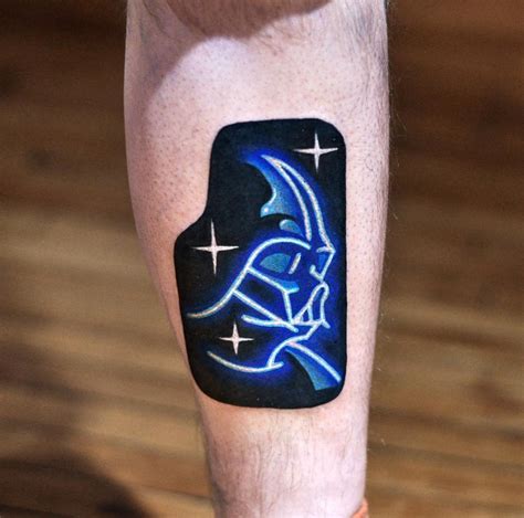 Neon darth vader tattoo - Tattoogrid.net