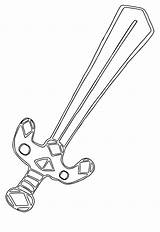 Sword Clip Art Coloring Pages sketch template