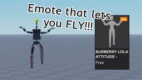 This roblox emote lets you FLY!! (Offsale) - YouTube