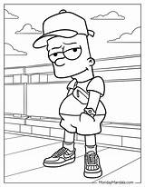 Bart Simpsons Coloring Pages sketch template