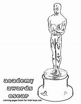 Academy Awards Oscars Coloring Pages  Home sketch template