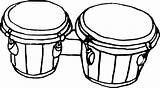 Bongos Coloring Pages sketch template