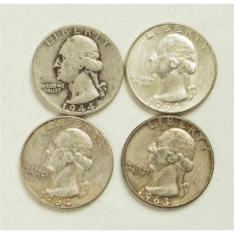 103 Pre-1964 Silver Quarters | Witherell's Auction House