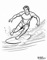 Surfing Coloring Pages Free Printable PDFs  Invite Creativity sketch template