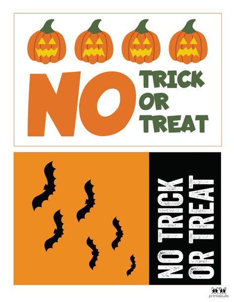 51 Halloween Signs - Free Printables | Printabulls