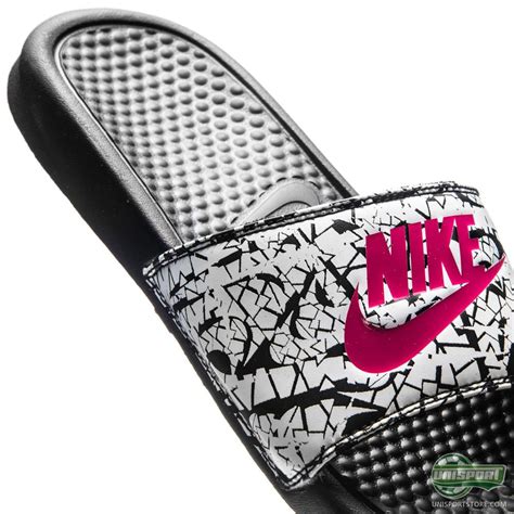 Nike - Slides Benassi JDI Print Black/Fireberry/White Women | www ...