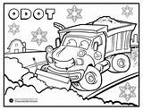 Snow Plow Coloring Pages sketch template