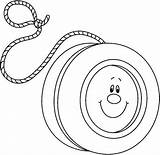 Yoyo Yo Coloring Clipart Pages Printable Drawing Kids Template Color  sketch template