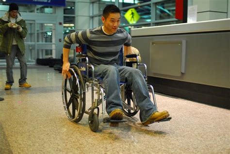 IJN_0540 | Wheelchair racing in an empty airport | peanutian | Flickr