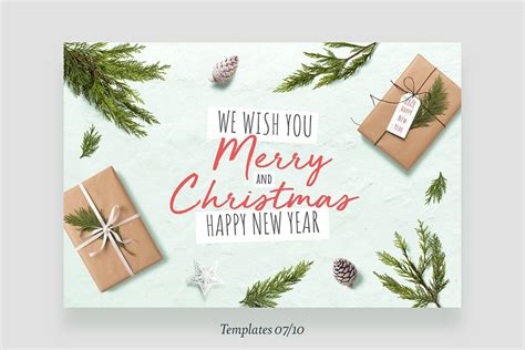 New Year Templates | Business card design simple, Wish you merry ...