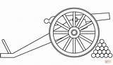 Civil War Cannon coloring Page  Free Printable Coloring Pages sketch template
