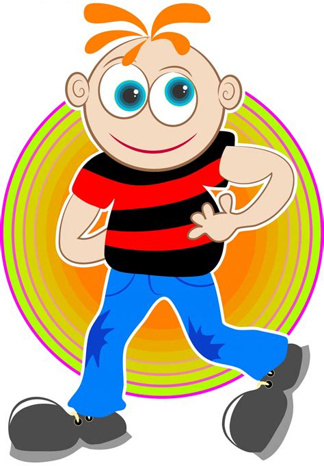 Groovy Boy Clipart Free Stock Photo - Public Domain Pictures