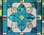 Hanging Stained Glass, Stained Glass Quilt, Faux Stained Glass, Stained Glass Panels, Stained ...