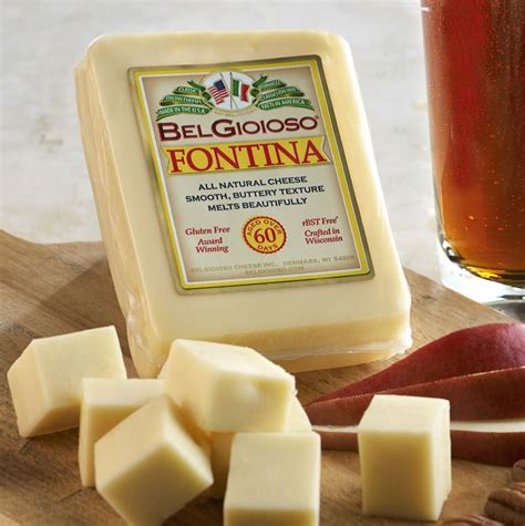 Aged over 60 days, Fontina develops an exceptional mild, buttery flavor, with a smooth, almost ...